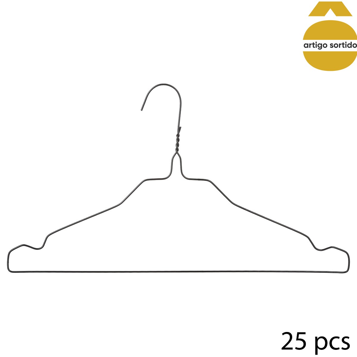 Conjunto de 25 cabides