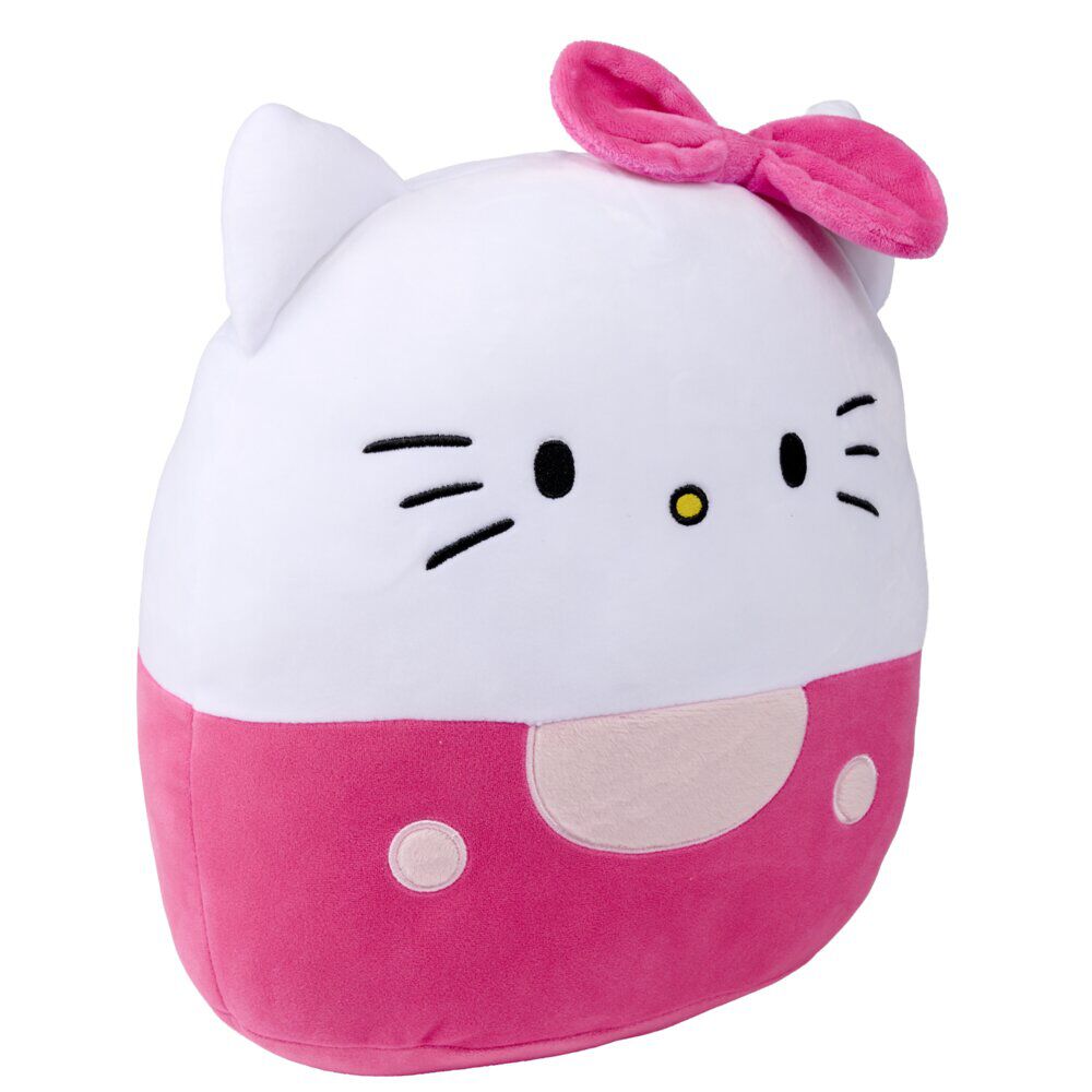 Coussin peluche squishy Hello Kitty H32cm (2 modèles)