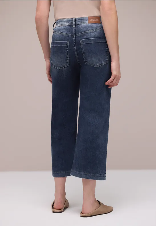 High Waist Wide Leg Jeans im Loose Fit