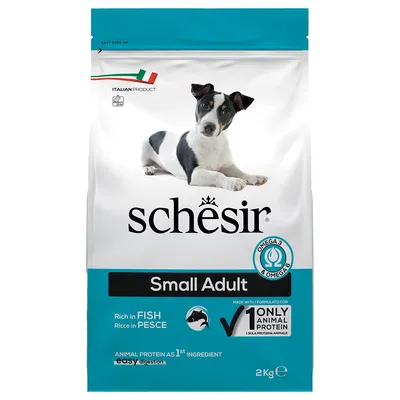 Schesir Dog Small Adult with Fish