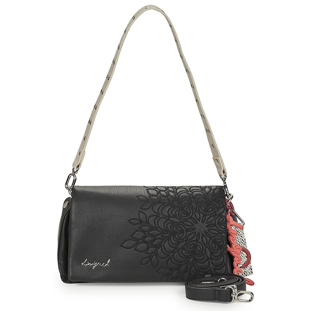 Desigual - SIERRA NARON MEDIUM FLAP - Black