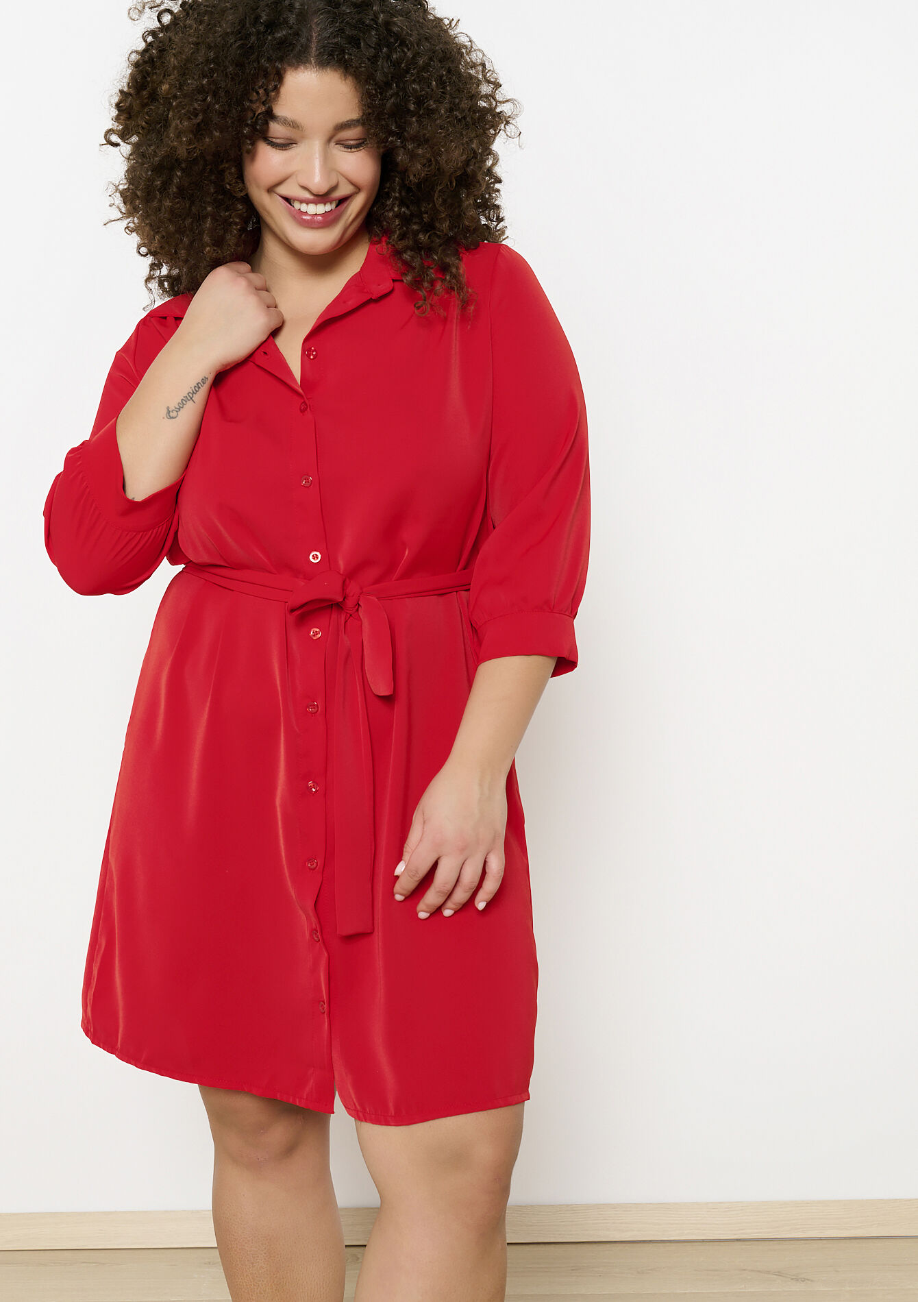 Hemdjurk met striklint