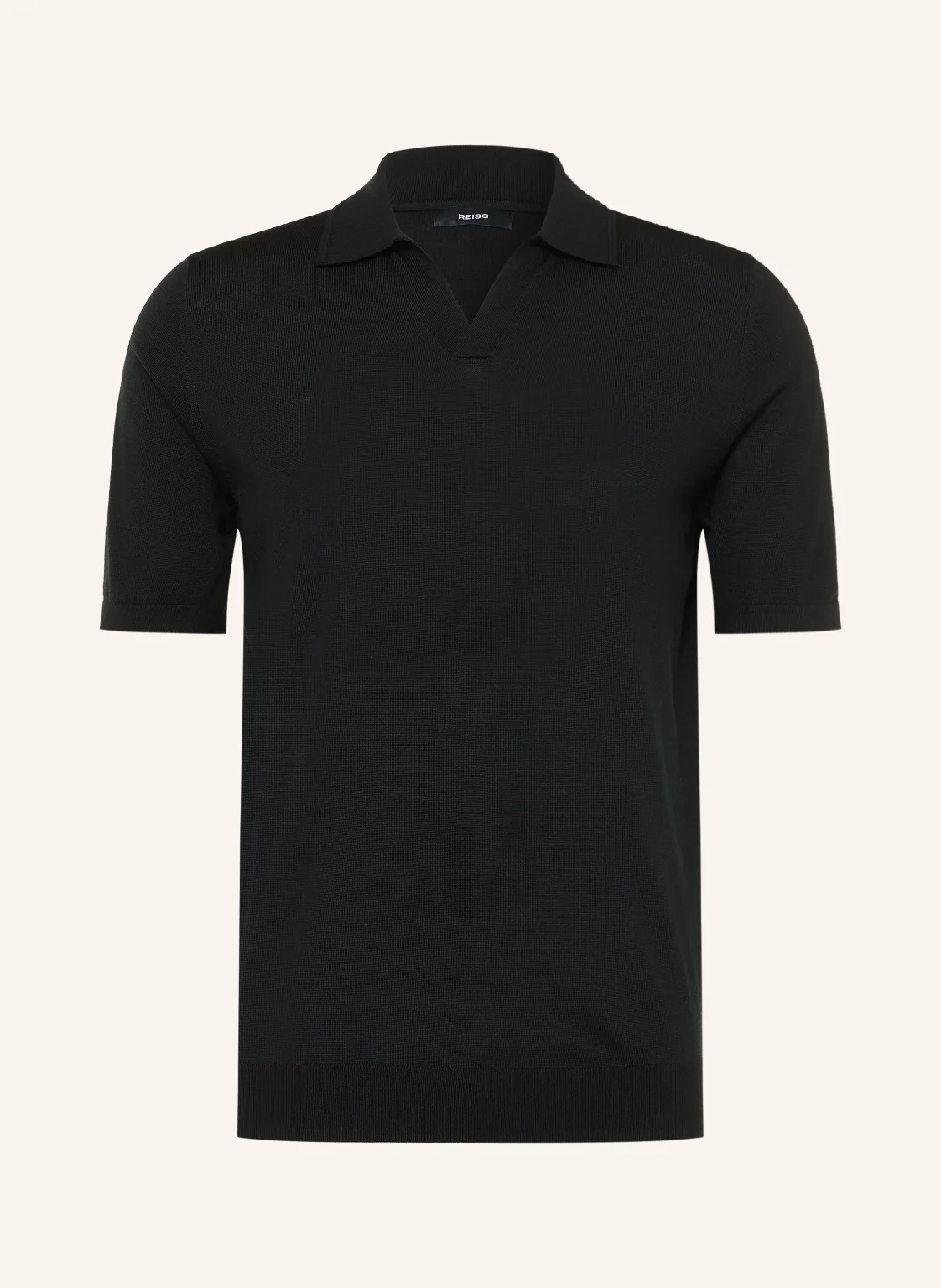 REISS Strick-Poloshirt DUCHIE aus Merinowolle