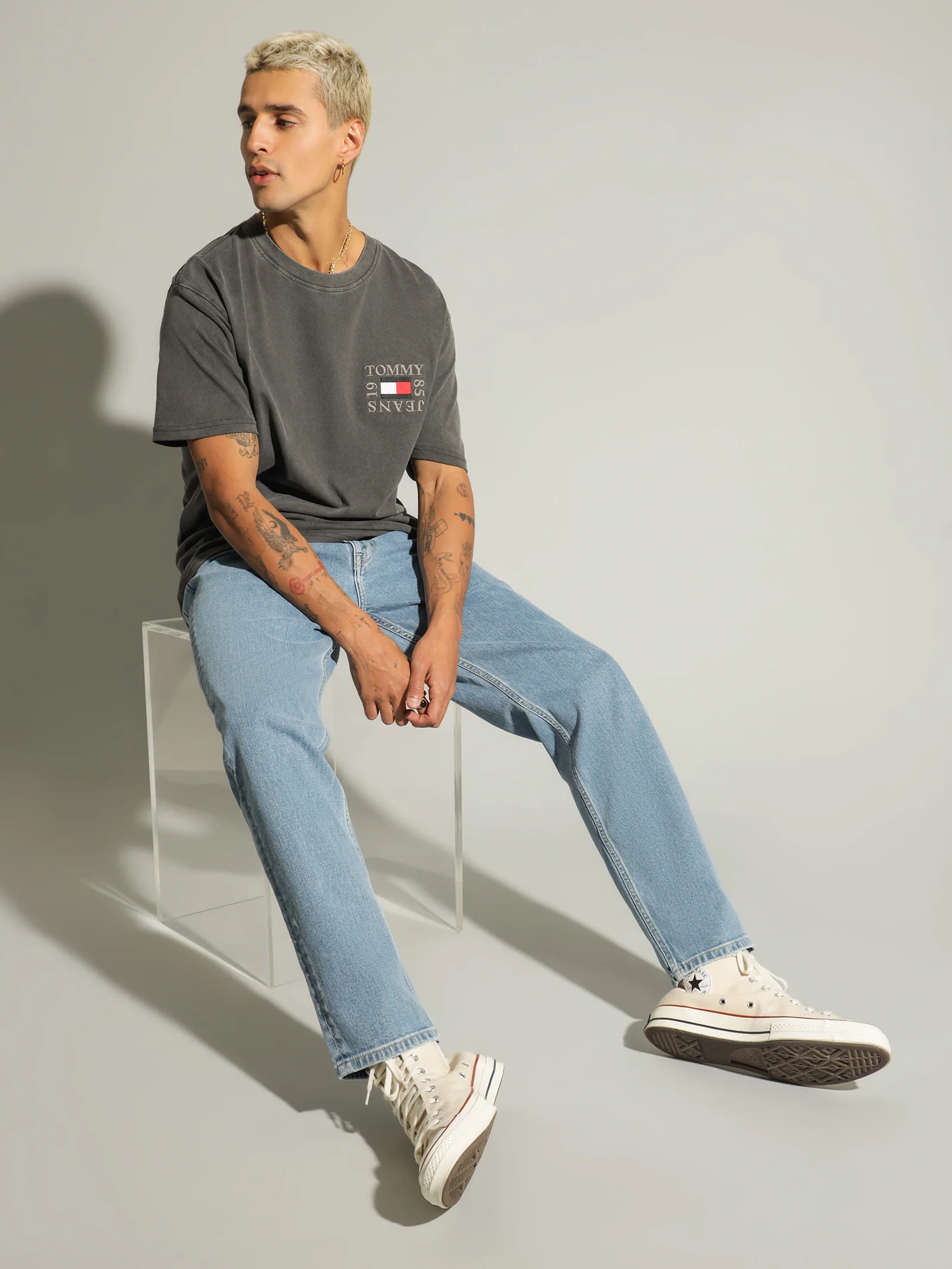 Dad Jeans Regular Tapered