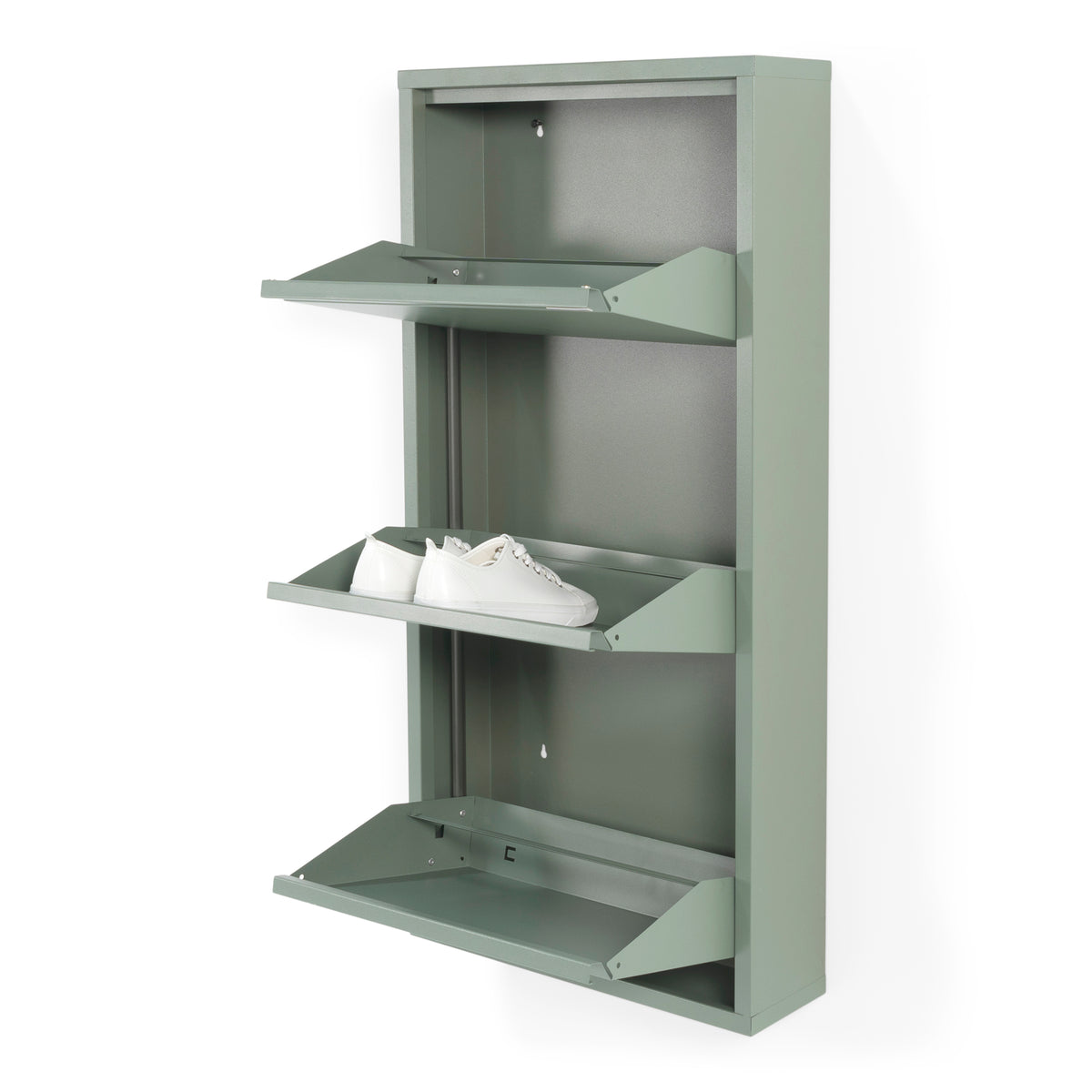 Spinder Design schoenenkast Billy 3 - Dusty Green - 6 paar schoenen