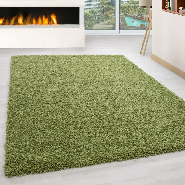 Dywan shaggy zielony 80 cm x 150 cm