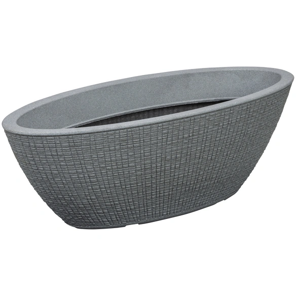 Pflanzgefäß »BARCEO«, ØxH: 58,6 x 19,5 cm, grau