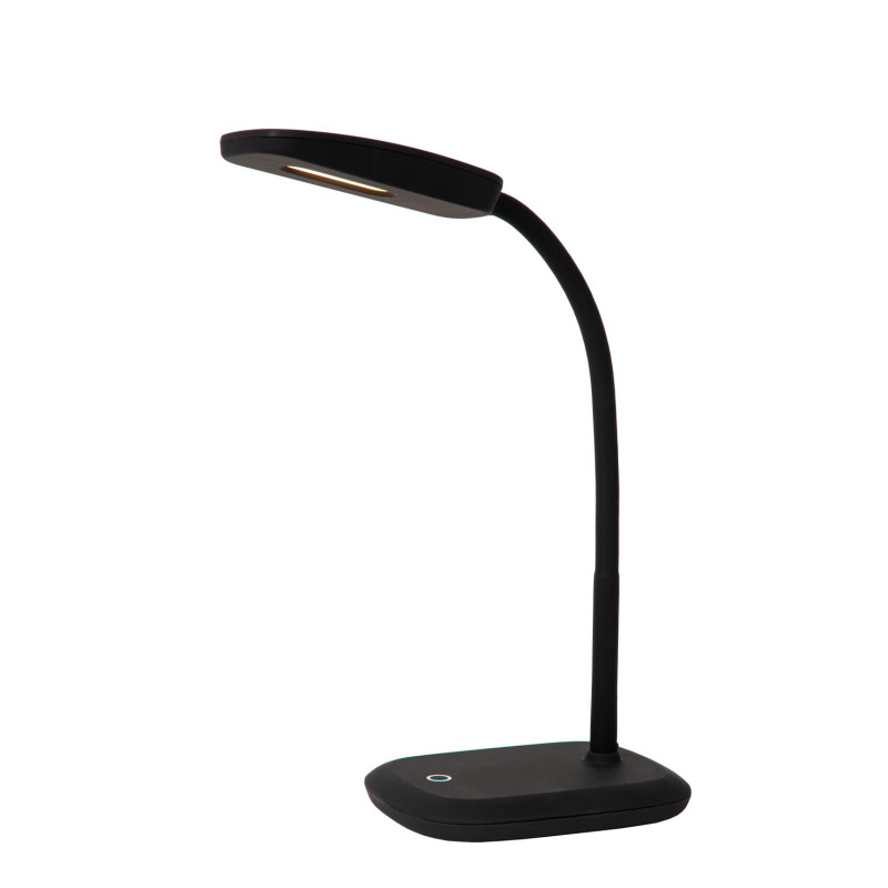 Lampe de bureau LED Tessa noire 3,2 W LUCIDE