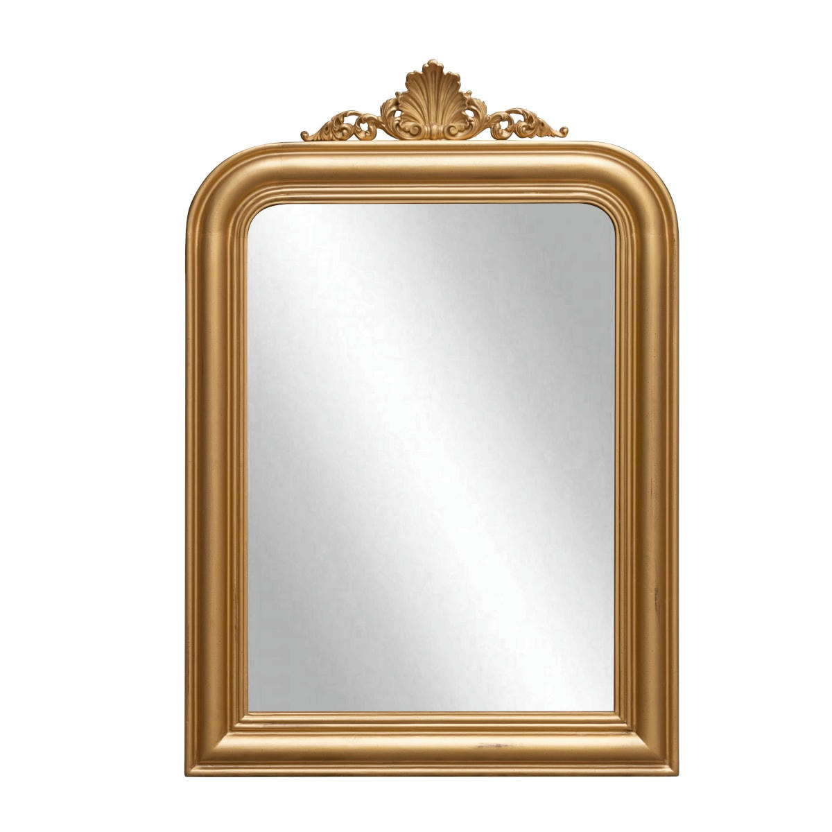 MATIGNON - Miroir en bois doré 100 x 78 cm