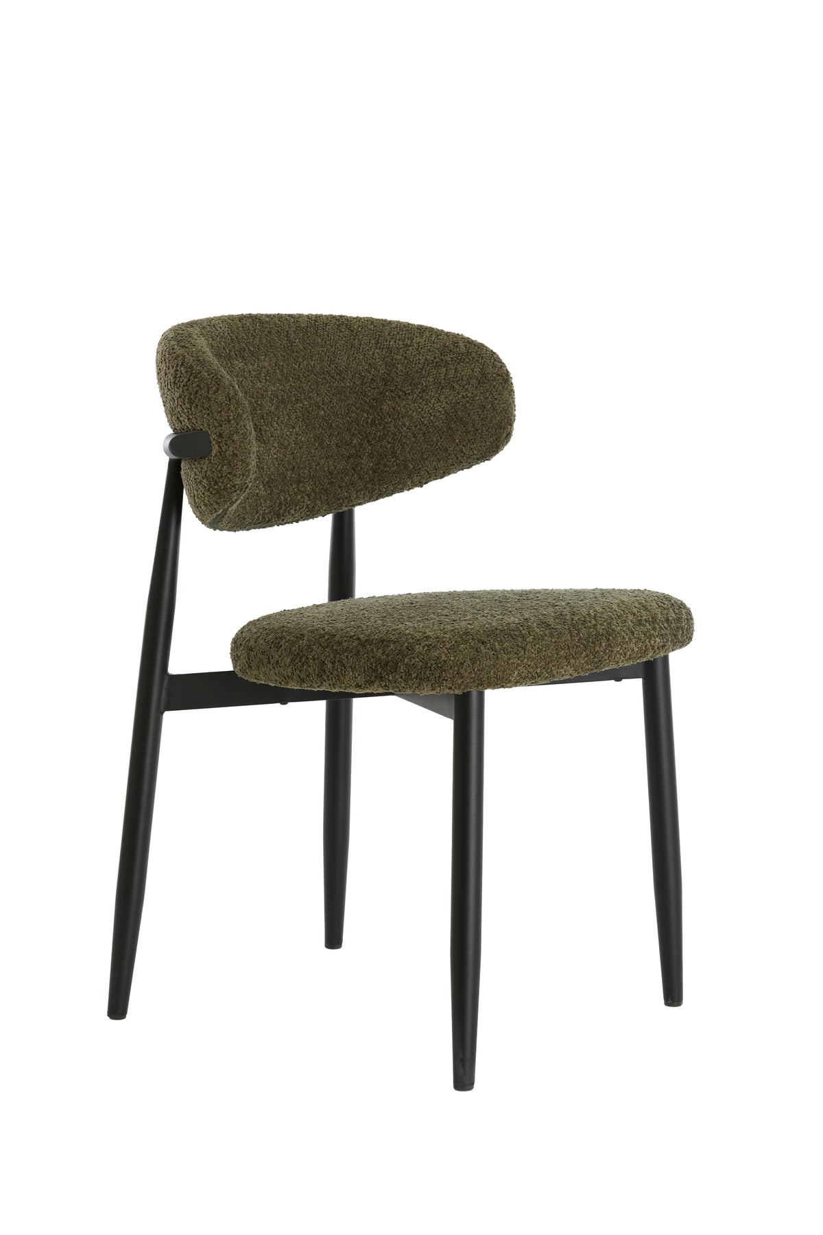 Light & Living eetkamerstoel ENIOLA - 54x52x76cm - groen - Set van 2