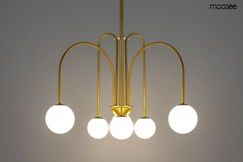 MOOSEE lampa wisząca NERI złota