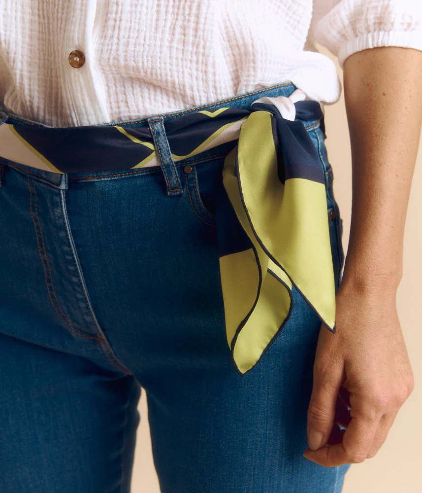 Carré en twill de soie ELOGO/85161/590