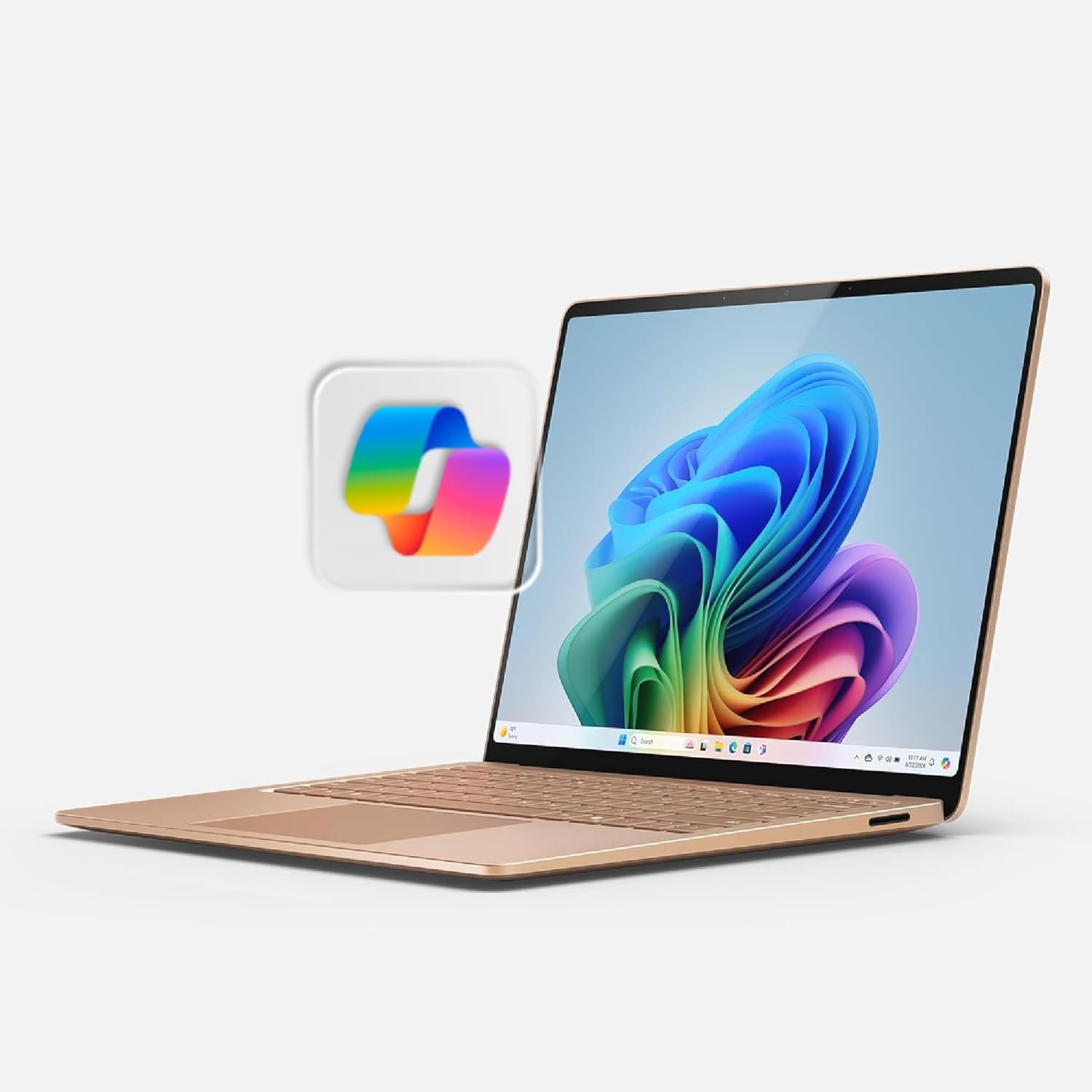 Microsoft Surface Laptop (2024)  Windows 11 Copilot+ PC  13.8 Touchscreen Display  Snapdragon X Elite (12 core)  16GB RAM  1TB SSD Storage  Dune