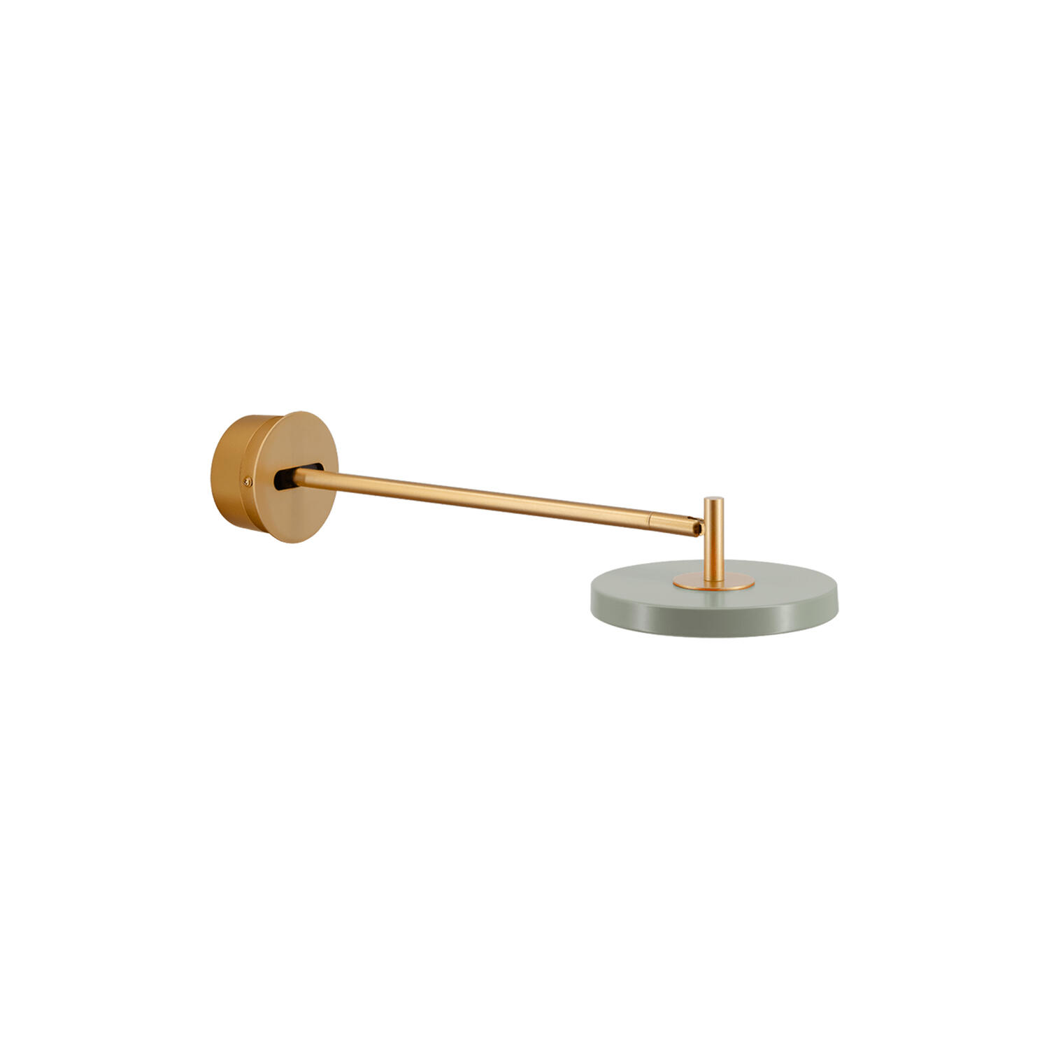 Asteria Long Wall Lamp, nuance olive