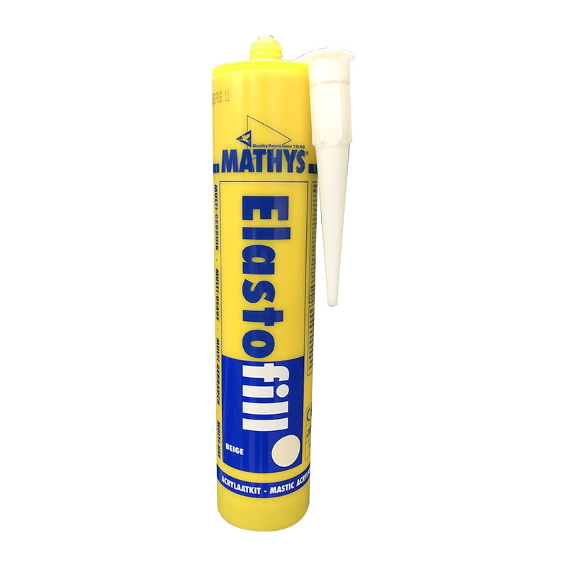Mastic Elastofill acrylique et recouvrable beige 0,31 L