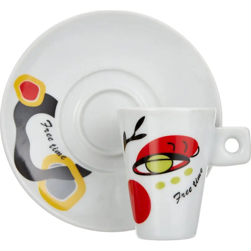 Espressotasse mit Untertasse 12-teilig Faces