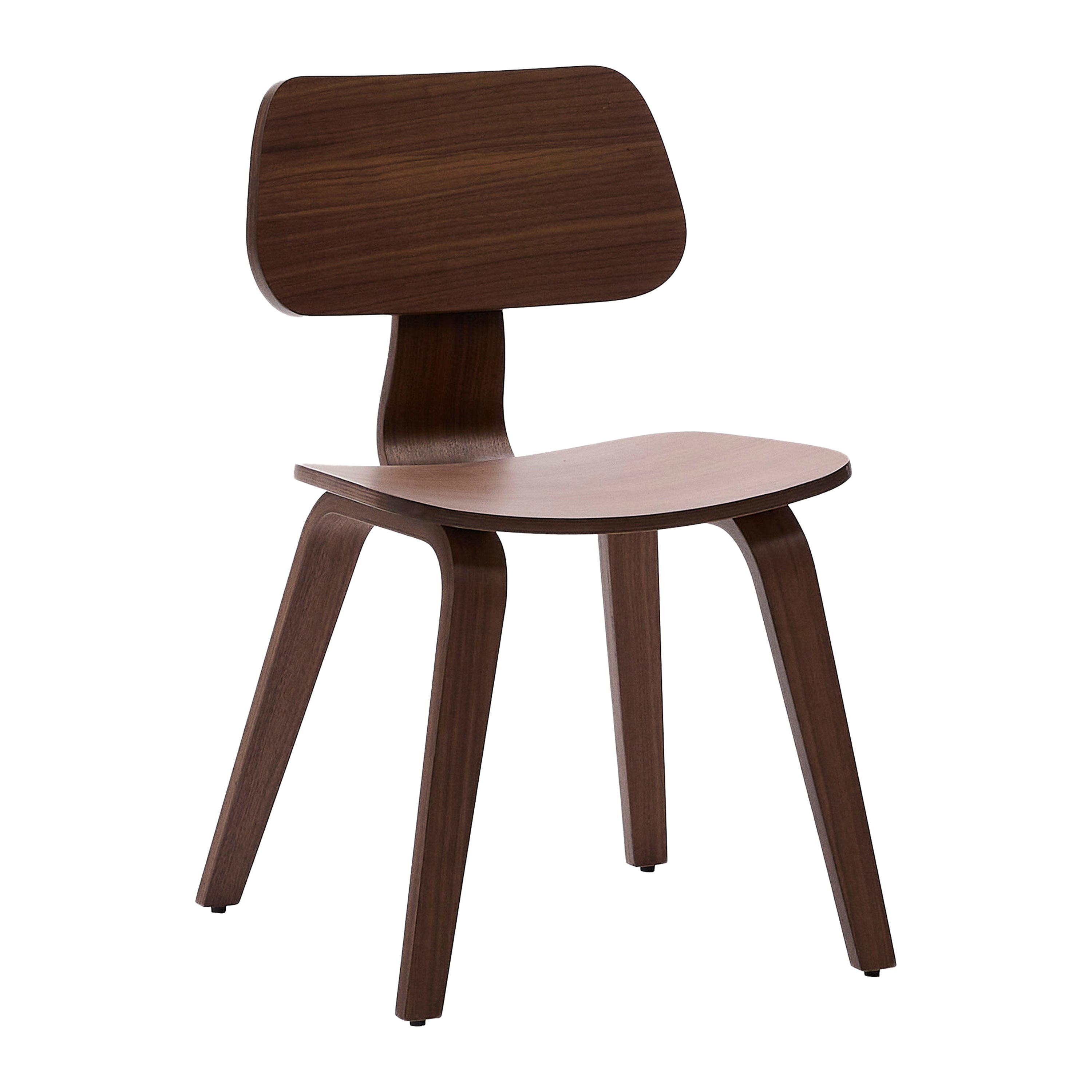 Kave Home Gena Eetkamerstoel - Walnoot