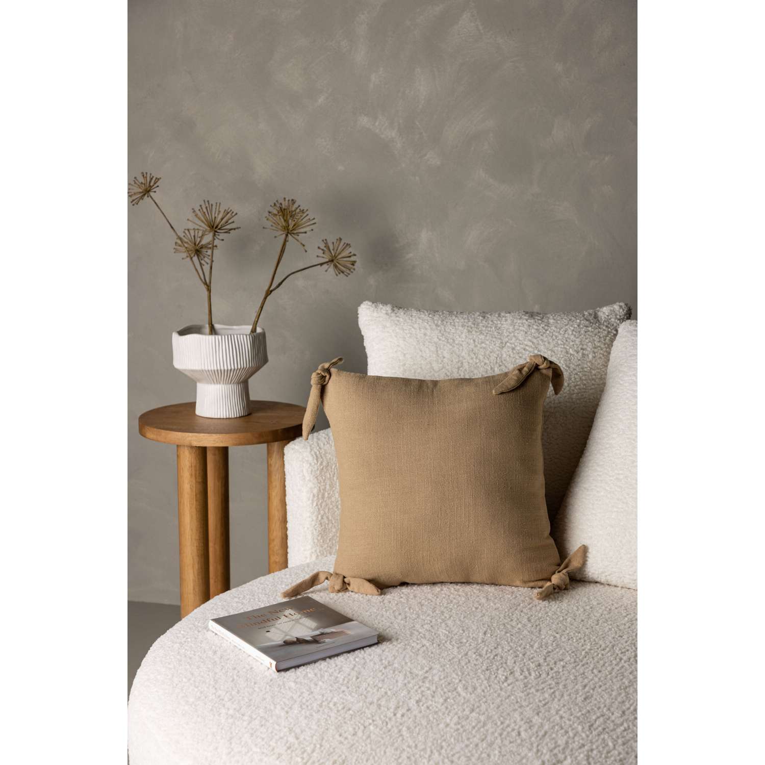 Venture Home Nora Kussenhoes 40x40 - Bruin