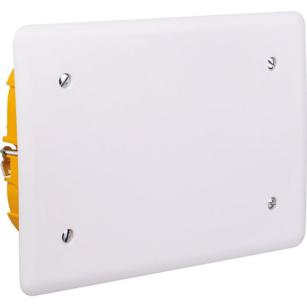 Boîte blanche rectangulaire - LEGRAND - 160 x 105 mm - Couvercle à vis - Batibox