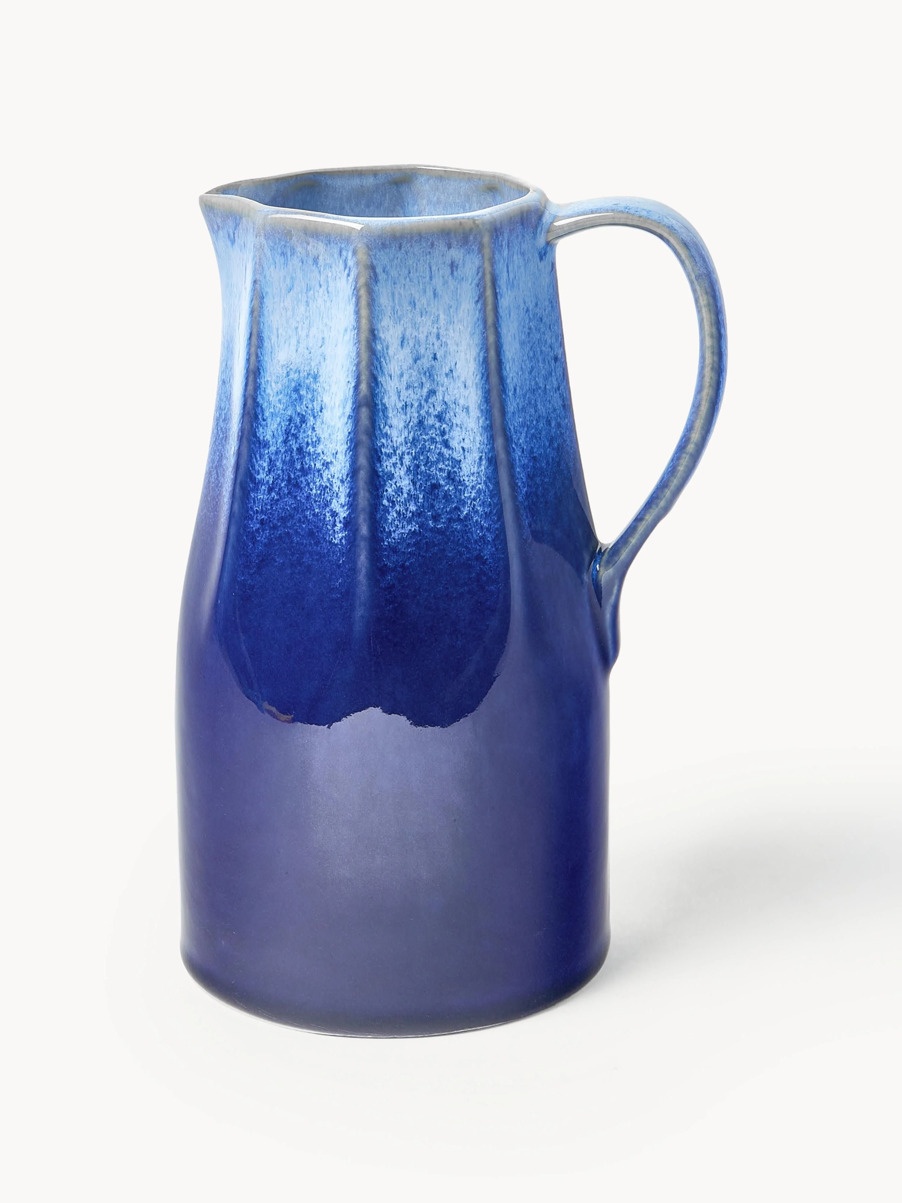 Handgemachte Karaffe Vinci mit reaktiver Glasur, 1.5 L