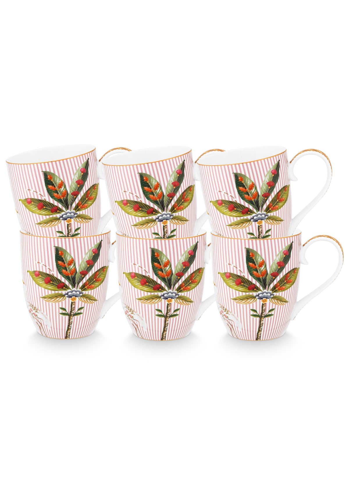Pip Studio - La Majorelle Mokken - Servies set van 6 - 450ml