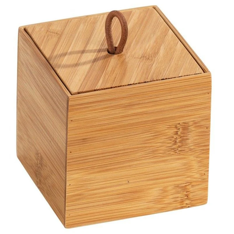 Organizer łazienkowy TERRA, bambus, 9 x 9 cm, WENKO