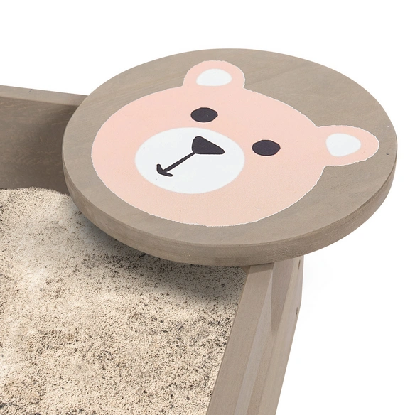 Sandkasten »Wild Bear«, BxHxL: 120 x 20 x 120 cm, Massivholz, ab 3 Jahren