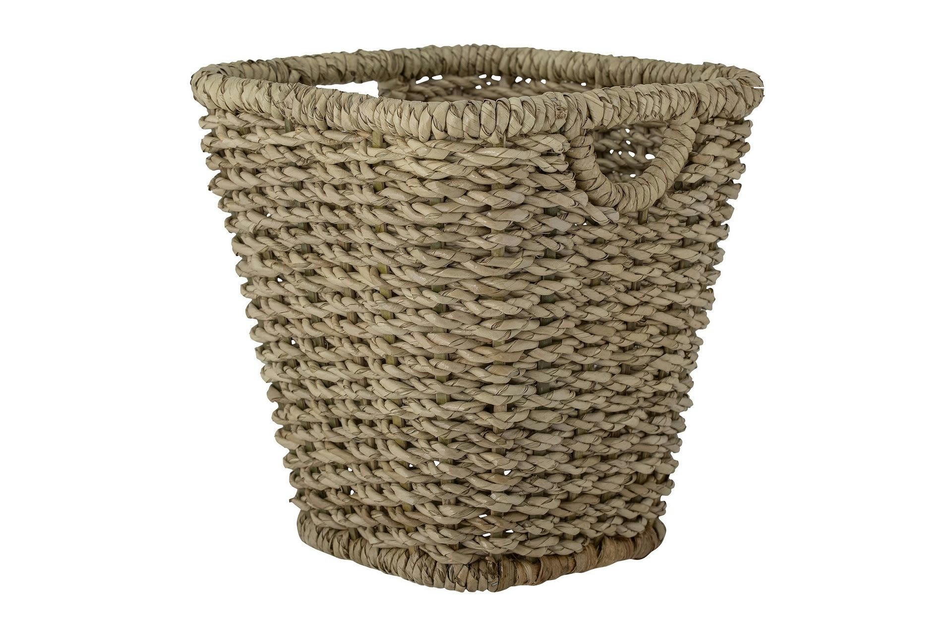TENNIE - Panier en feuille de palmier beige