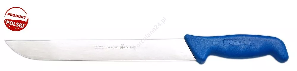Nóż rzeźniczy 25 cm Glowel - Niebieski 1E.PNIE.L250