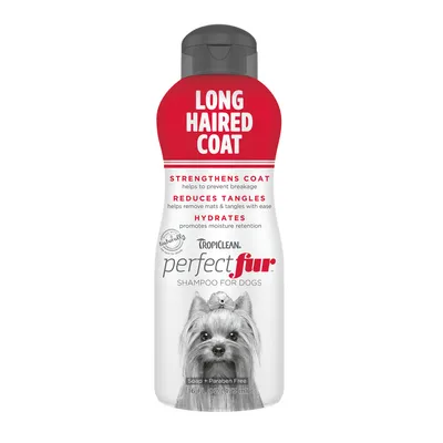 TropiClean PerfectFur Shampoo for Long-Haired Dogs