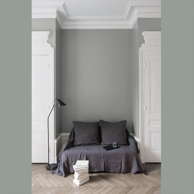 Peinture pour murs Velours de Peinture gris temps de pluie mat 0,5 L LIBERON