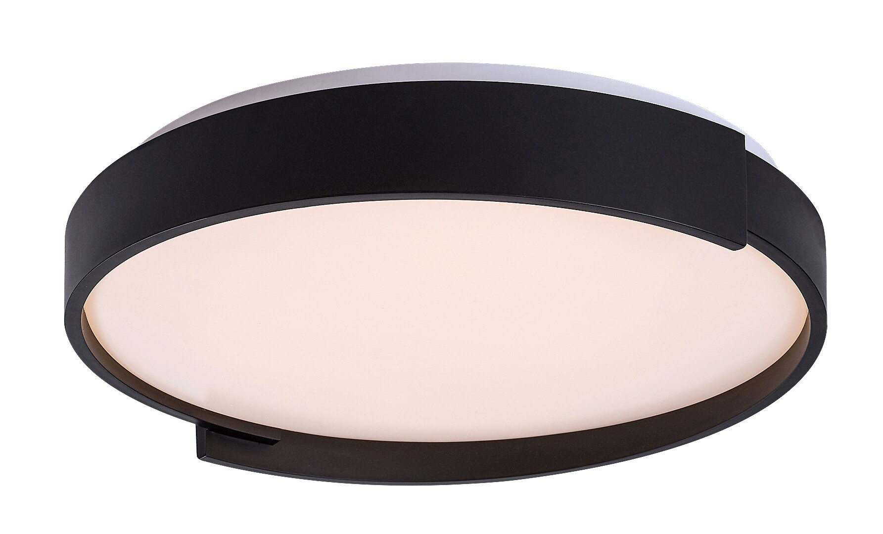 Plafon LALEH z pilotem okrągły czarny LED 1x24W 40cm 1500lm IP20 Rabalux