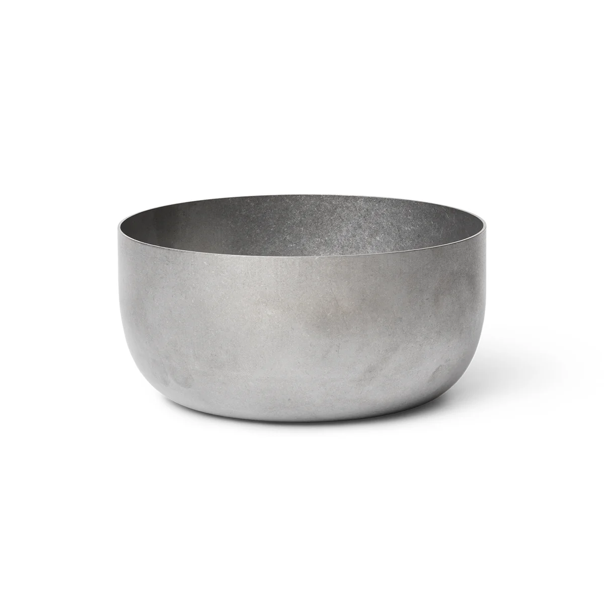 Ferm Living - Tumbled Schale, Edelstahl