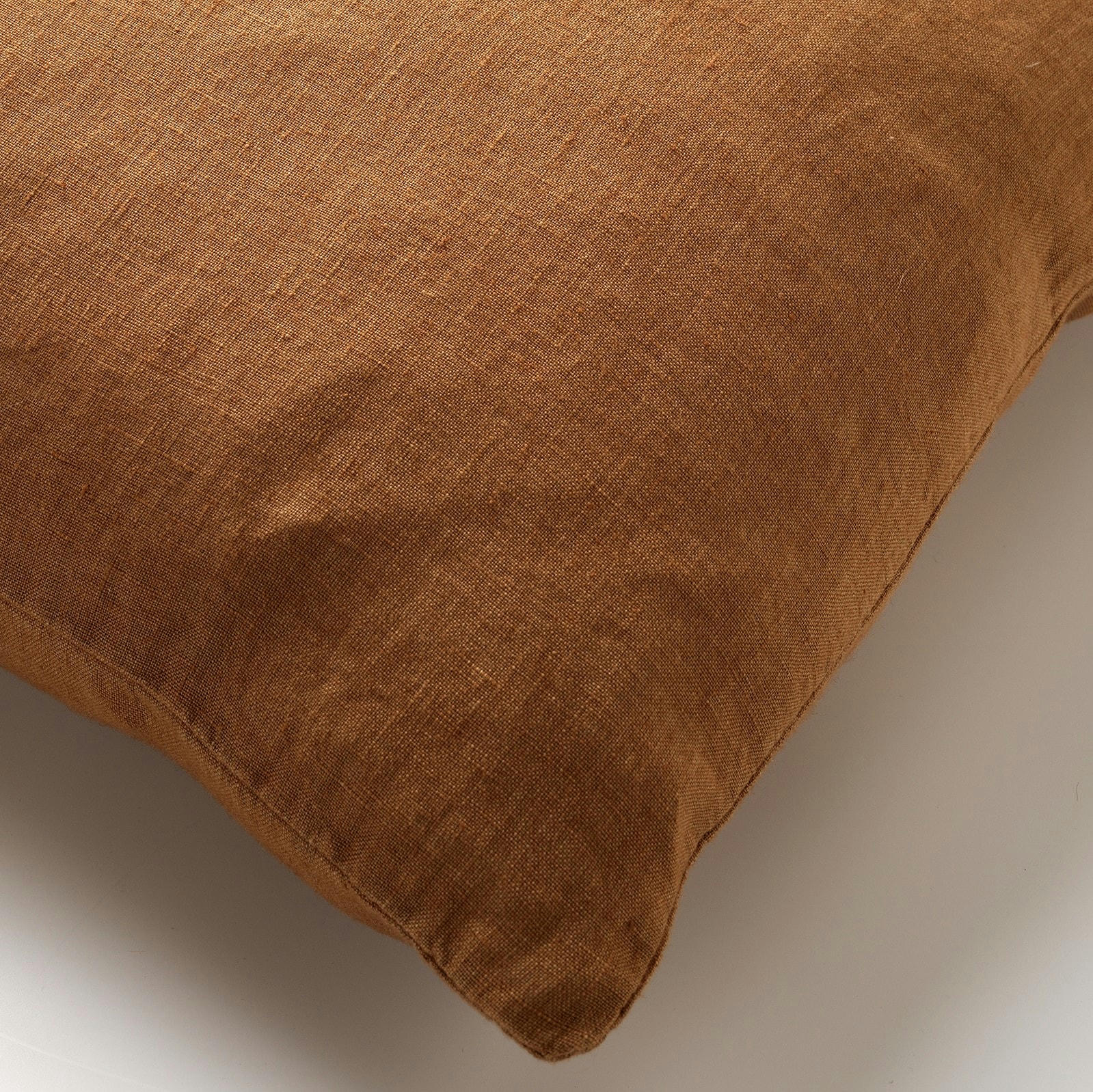 - Housse de coussin marron en laine-45x45 cm uni
