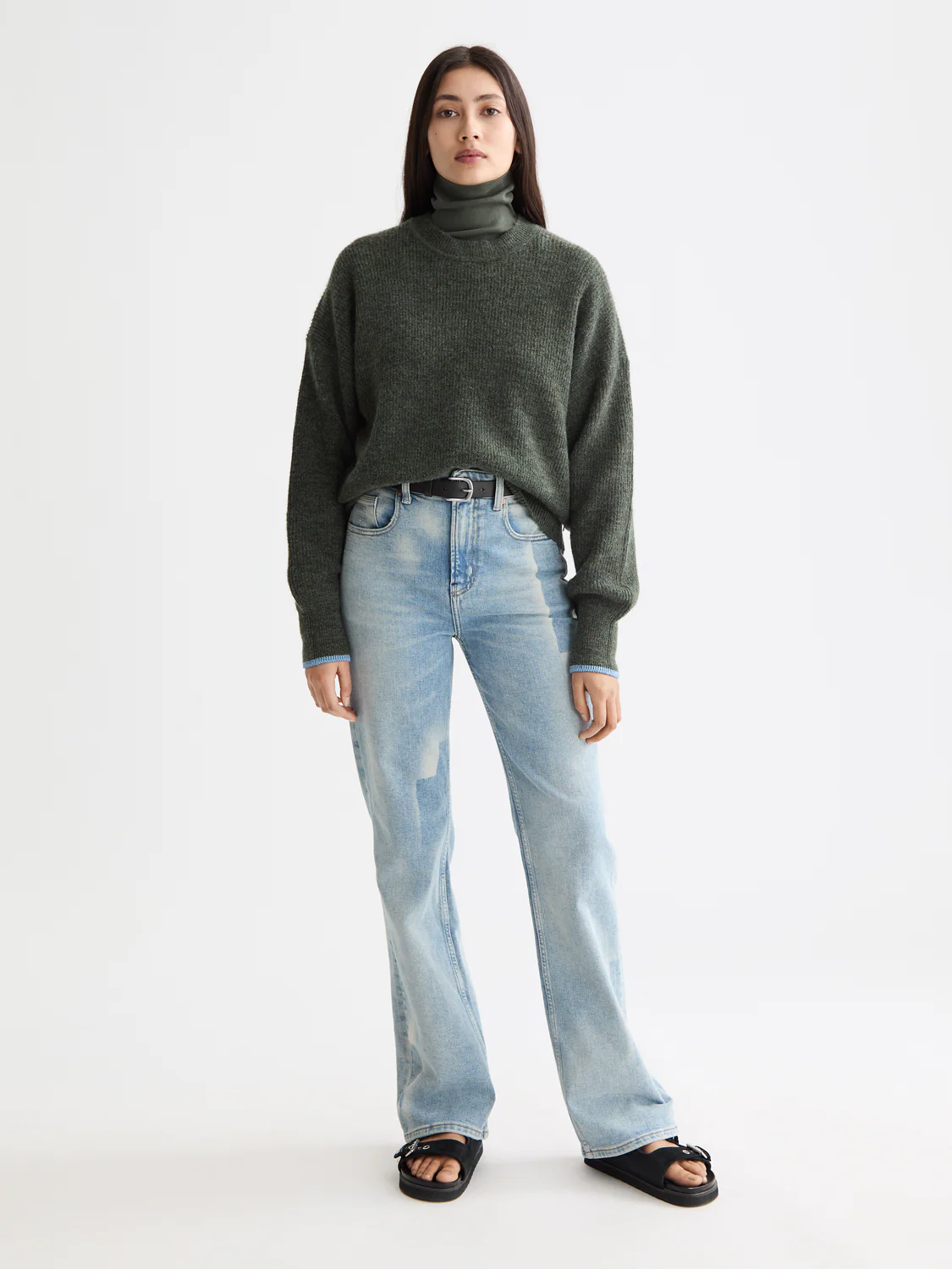 The Glow Bootcut Jeans — Art From The Heart