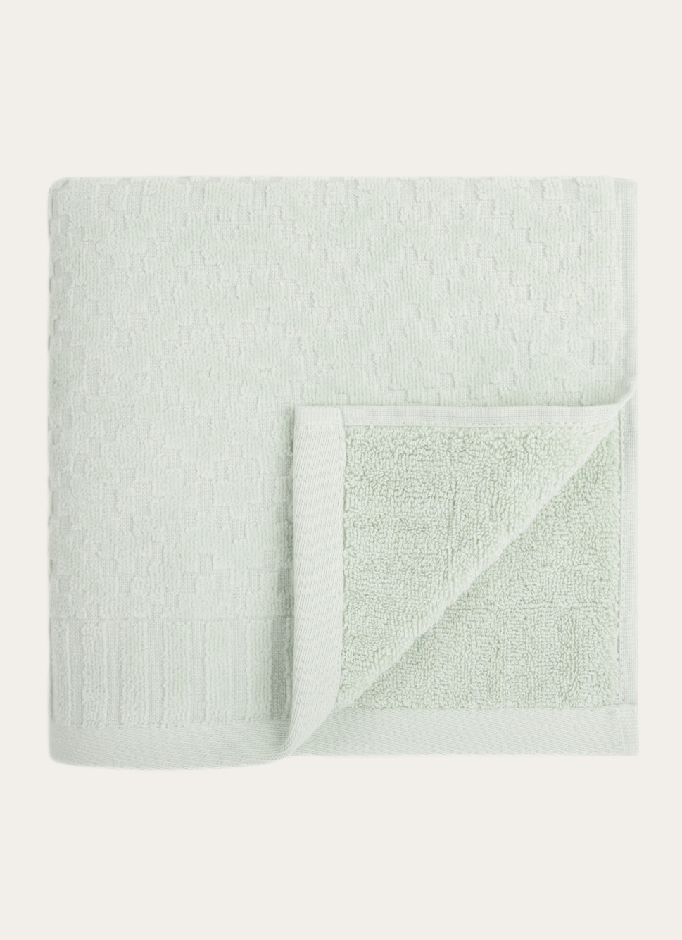 SERVIETTE DE TOILETTE EN JACQUARD EAU
