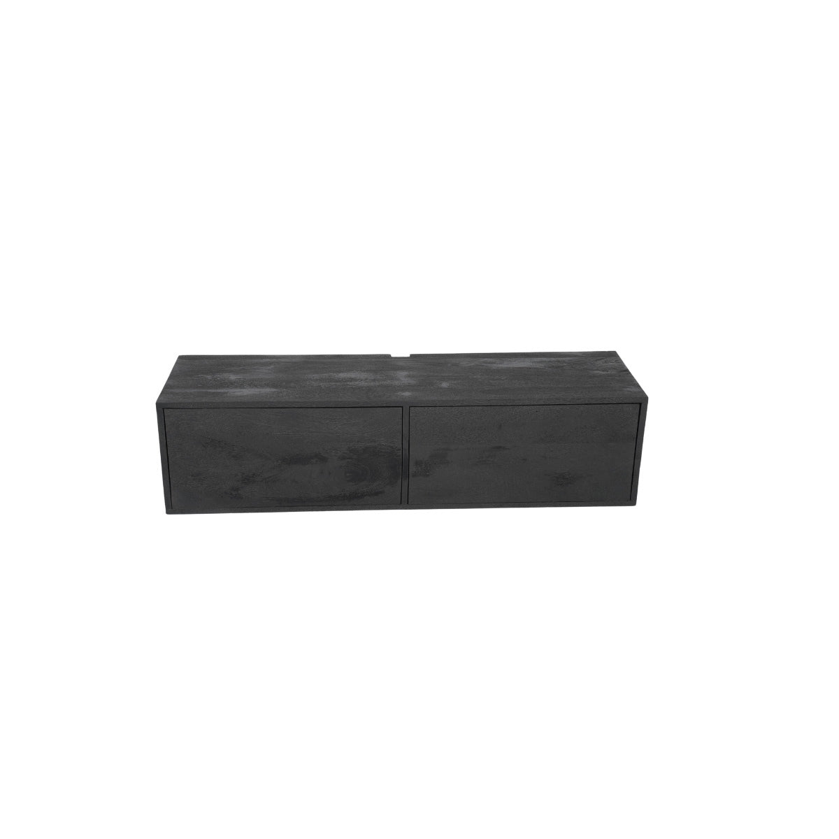 StarFurn Zwevend Tv-meubel Vision - Zwart Hout - 120x35x30cm