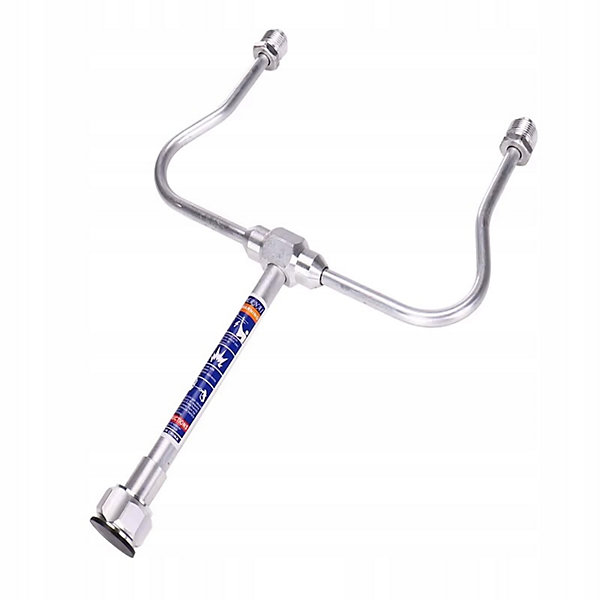Lance Double Airless 7/8 - Acier Inox, Buses et Protège-Buses Inclus, Compatible Pistolet Graco/Wagner