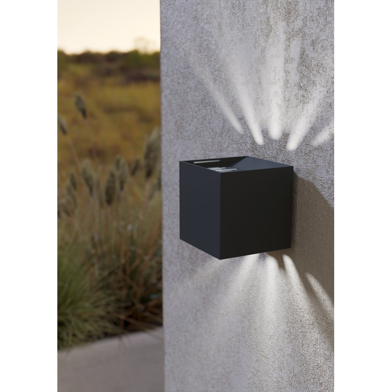 Applique murale extérieure LED Calpino 2 anthracite 2 x 3,3 W EGLO