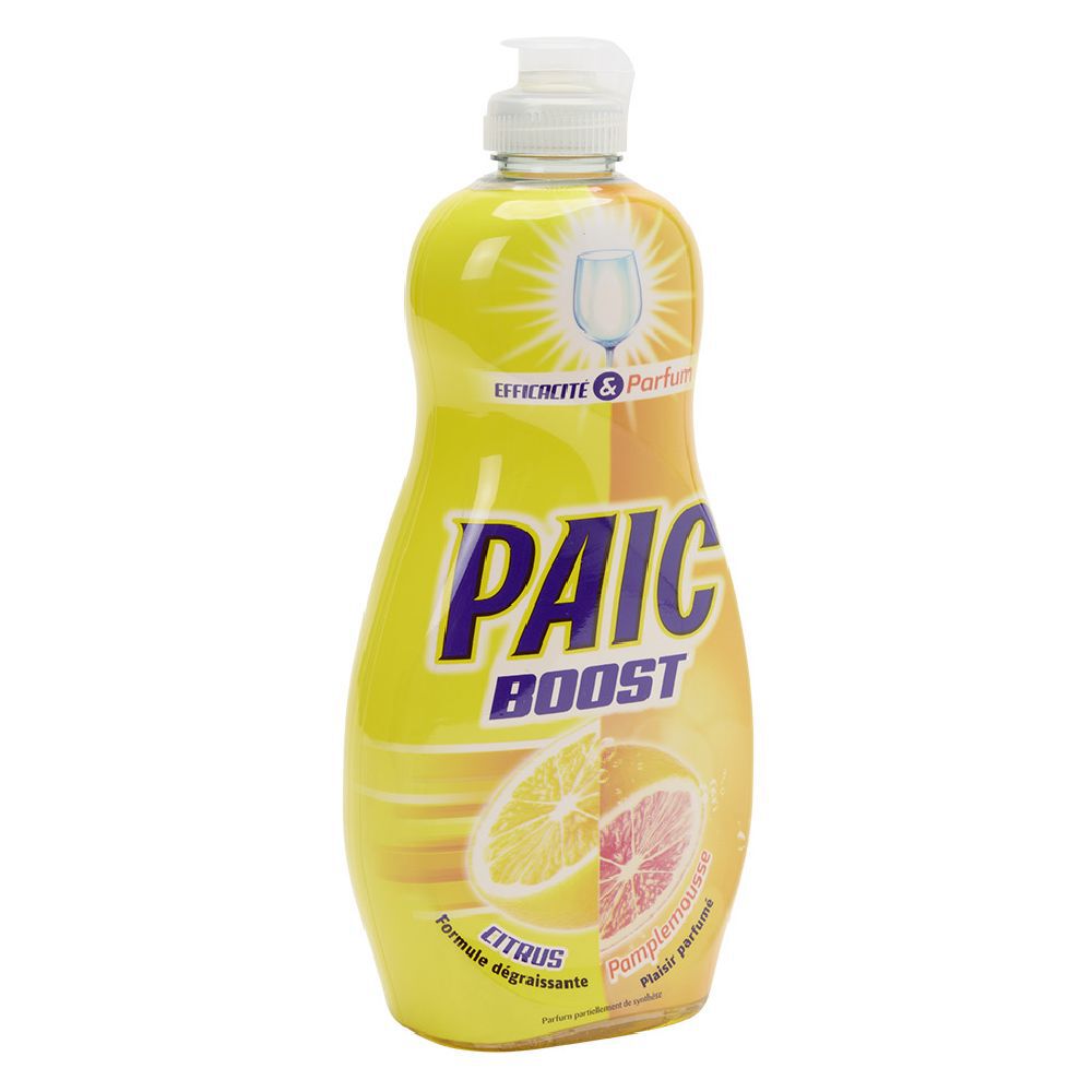 Liquide vaisselle Paic boost 500 ml citrus et pamplemousse