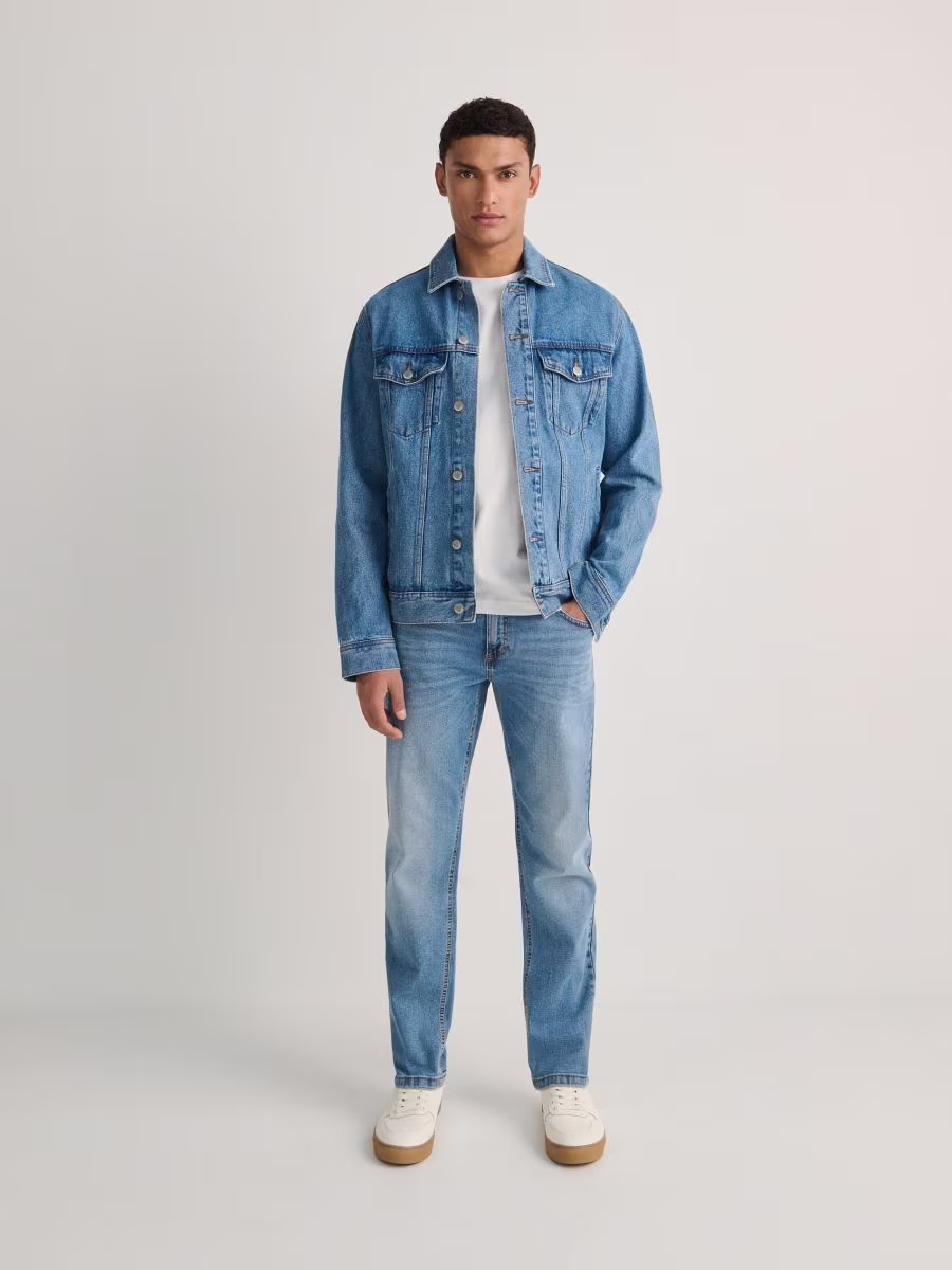 Slim Jeans With Wash Effect