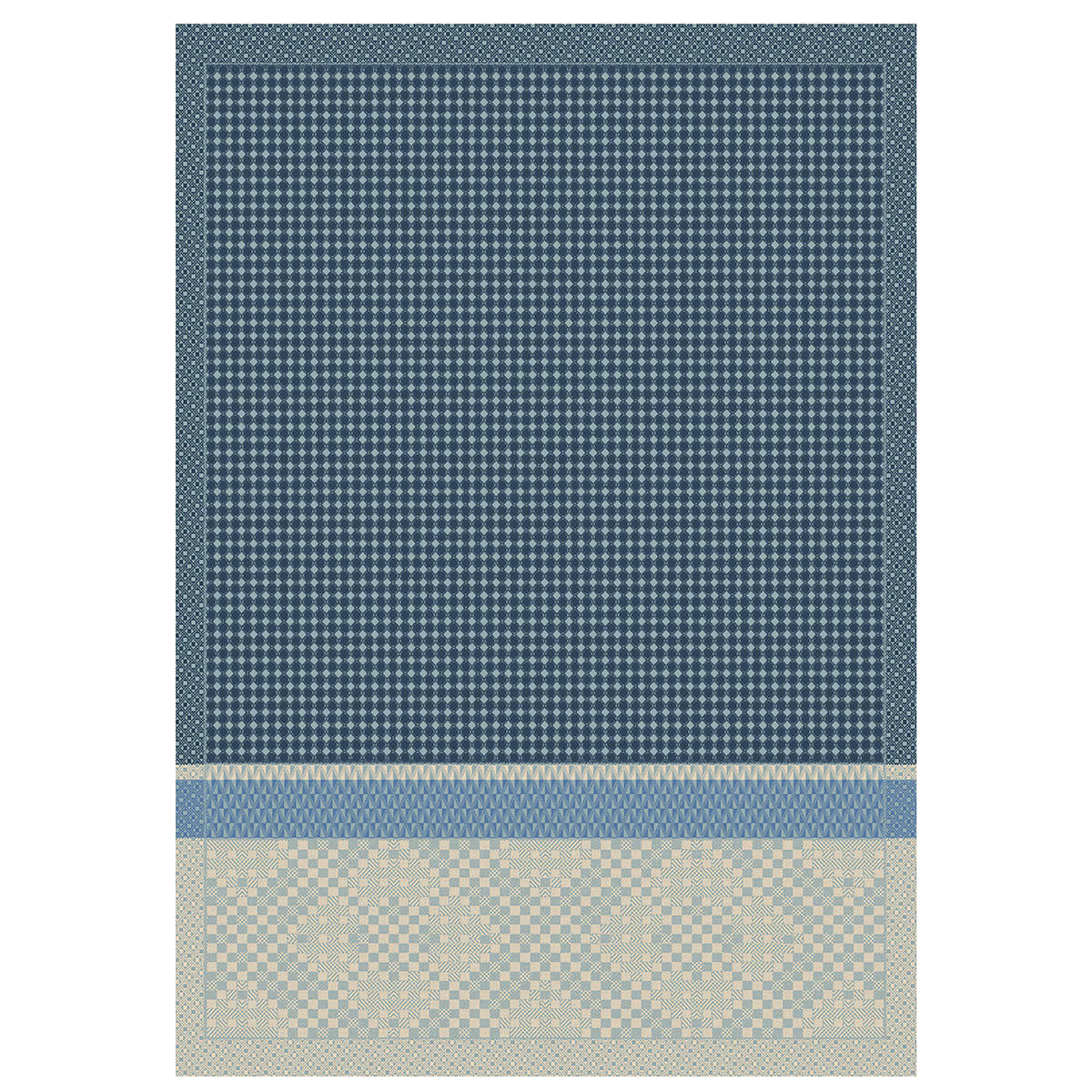 ESSENTIEL GRAPHIQUE - Essuie-mains en coton ciel 54 x 38