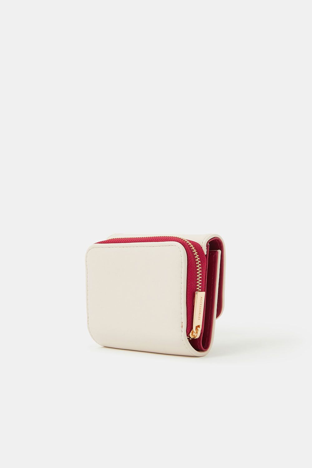 Accessorize Double Heart Faux Leather Purse