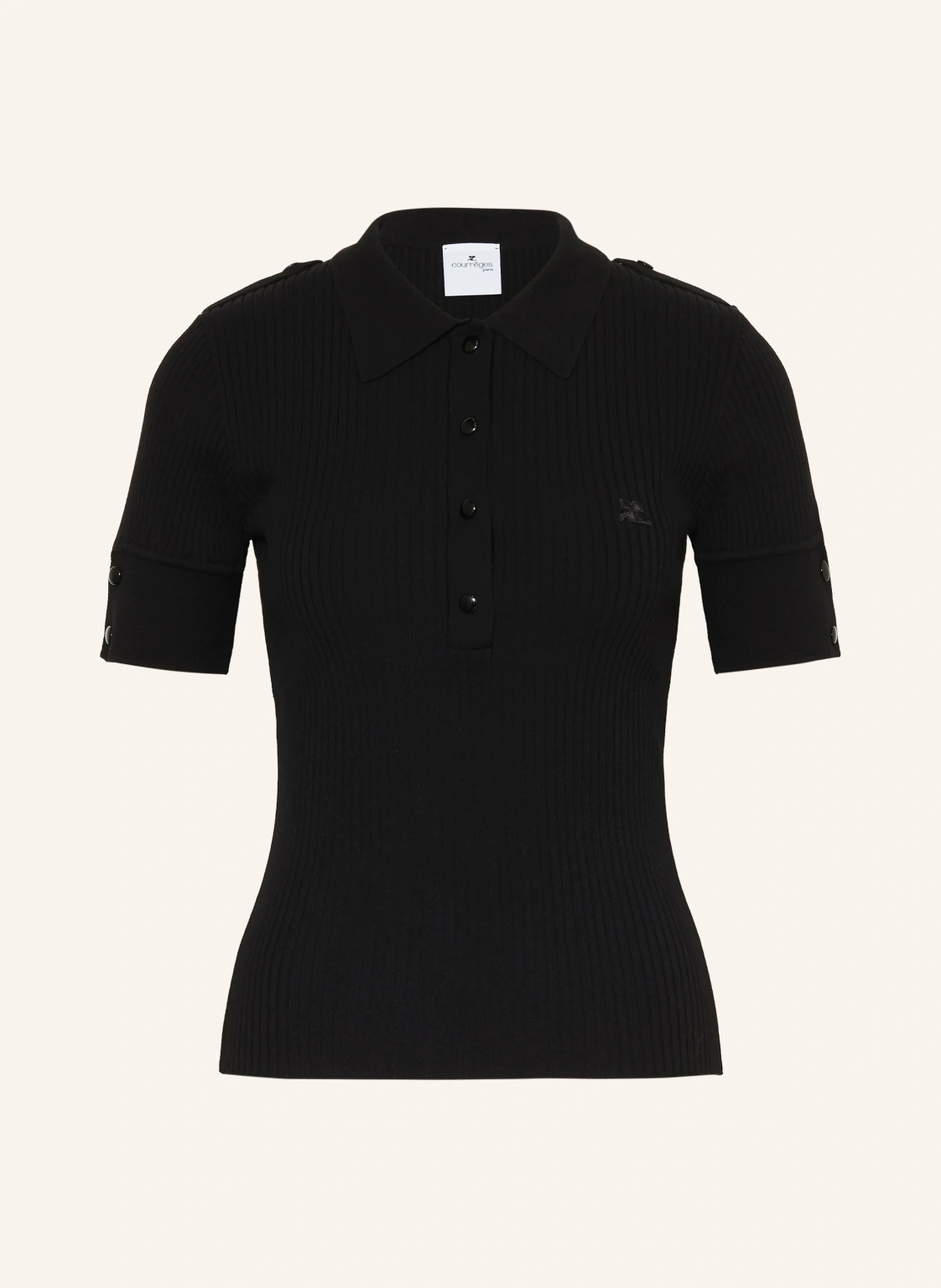 Courrèges Strick-Poloshirt