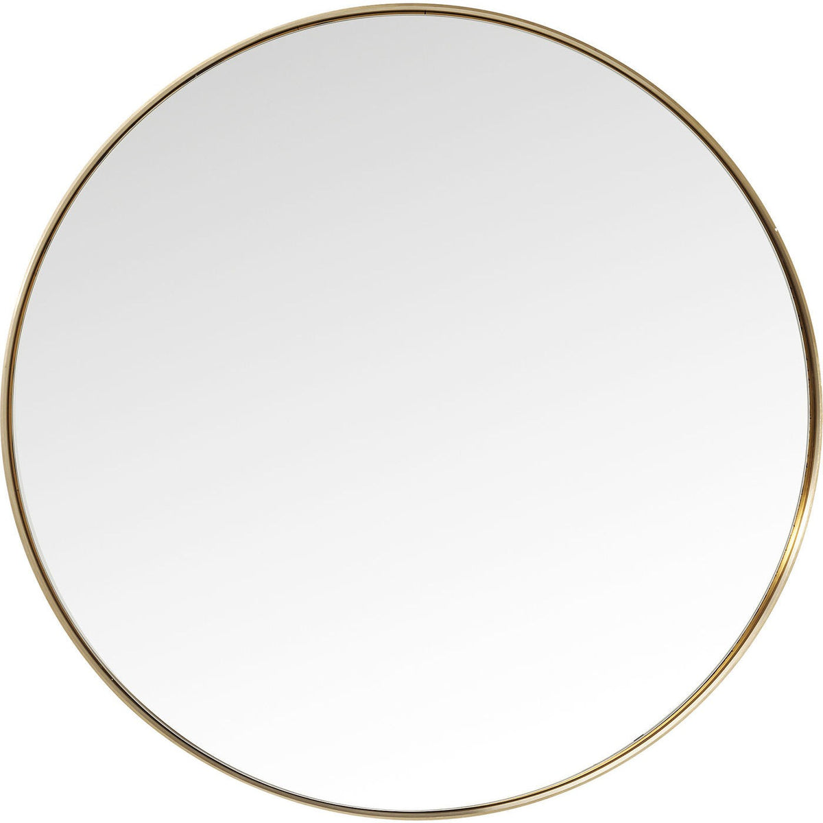Kare Design Spiegel Curve ronde Ø100cm messing
