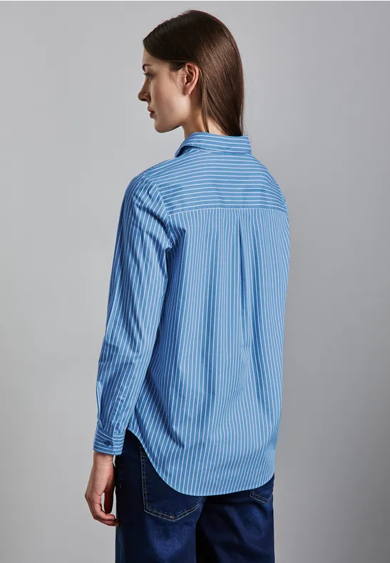 Gestreifte Business Bluse