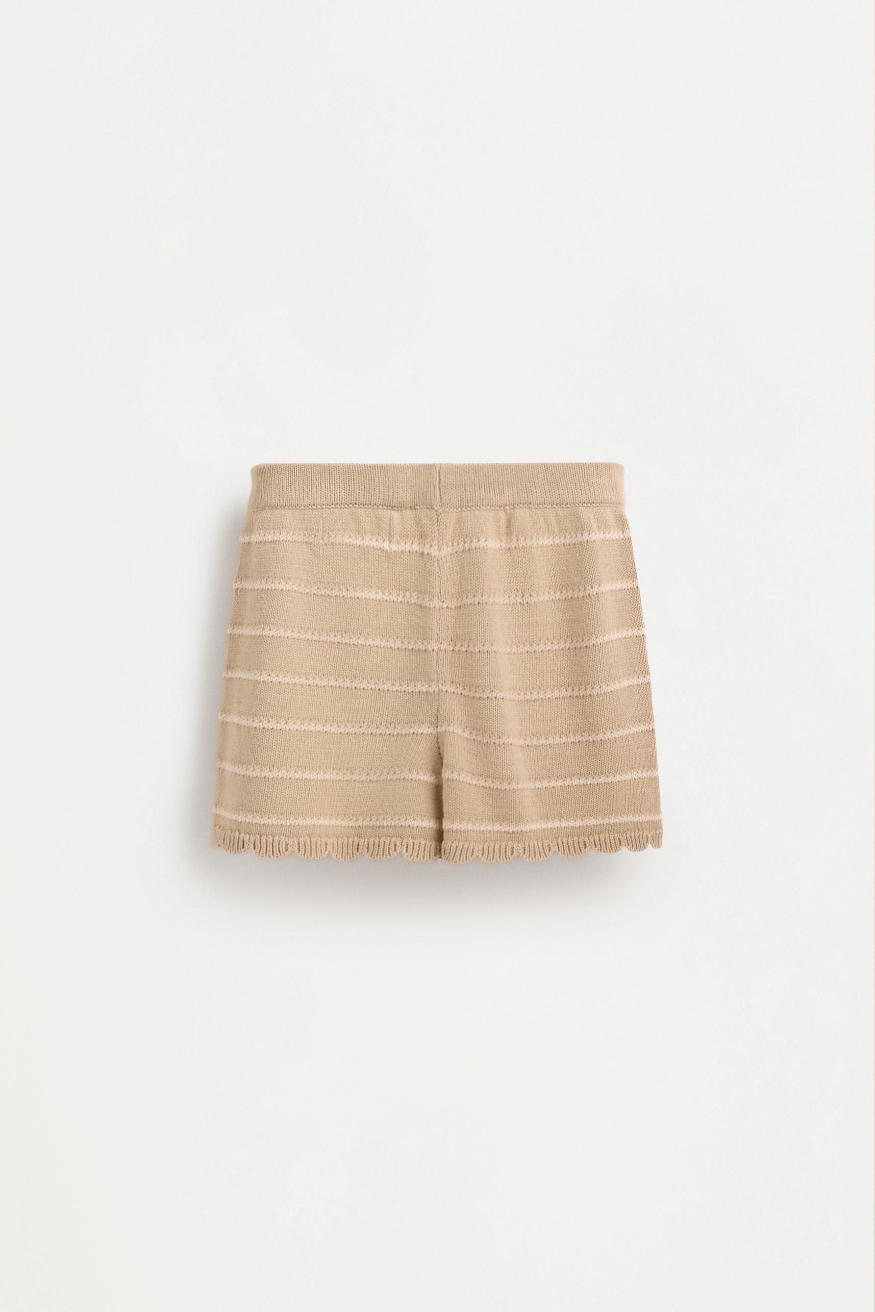Niña | Short rayas beige