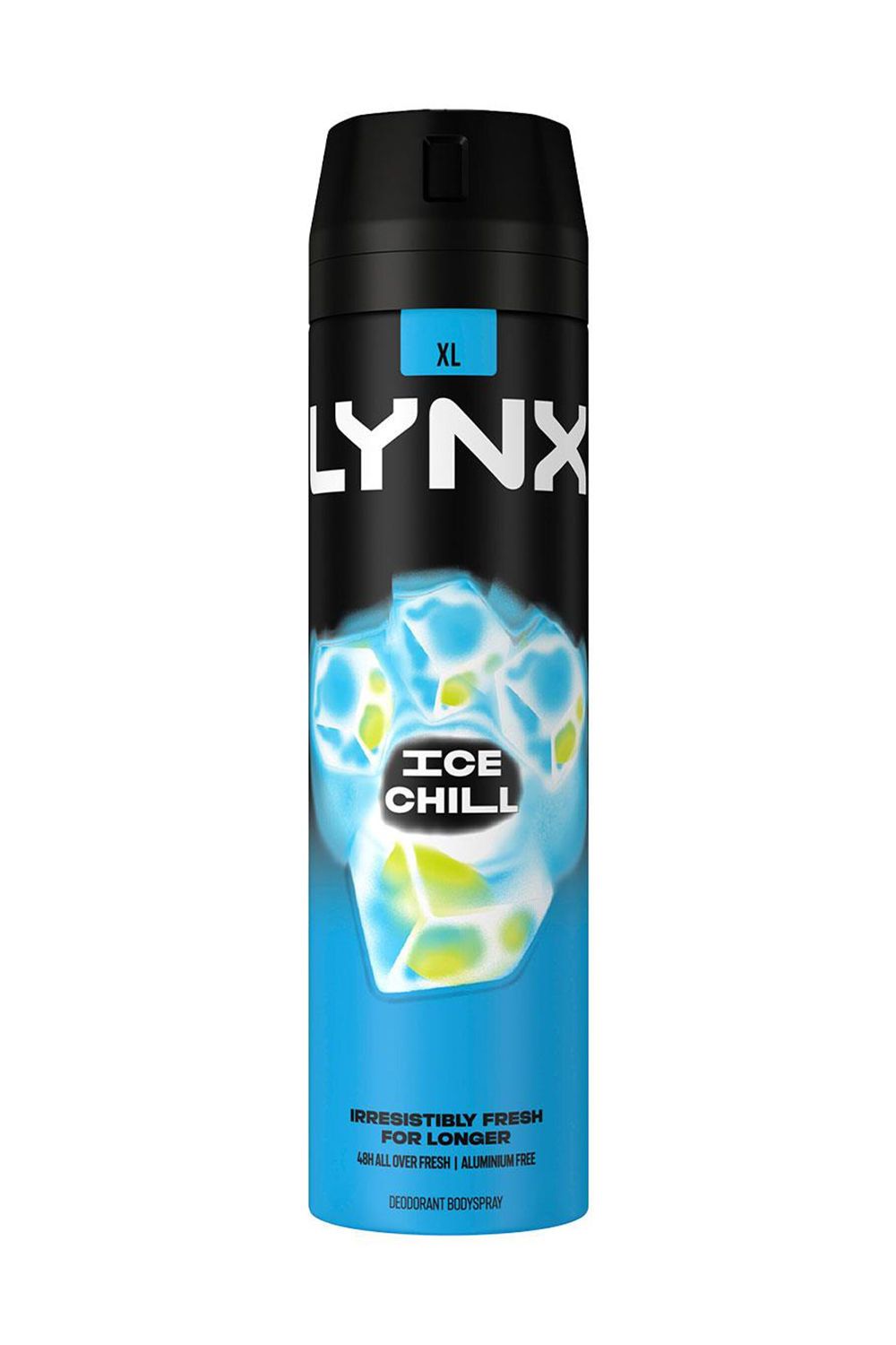 Lynx Ice Chill Body Spray XL 48-Hour HD Fragrance Deodorant, 200ml, 18 Pack