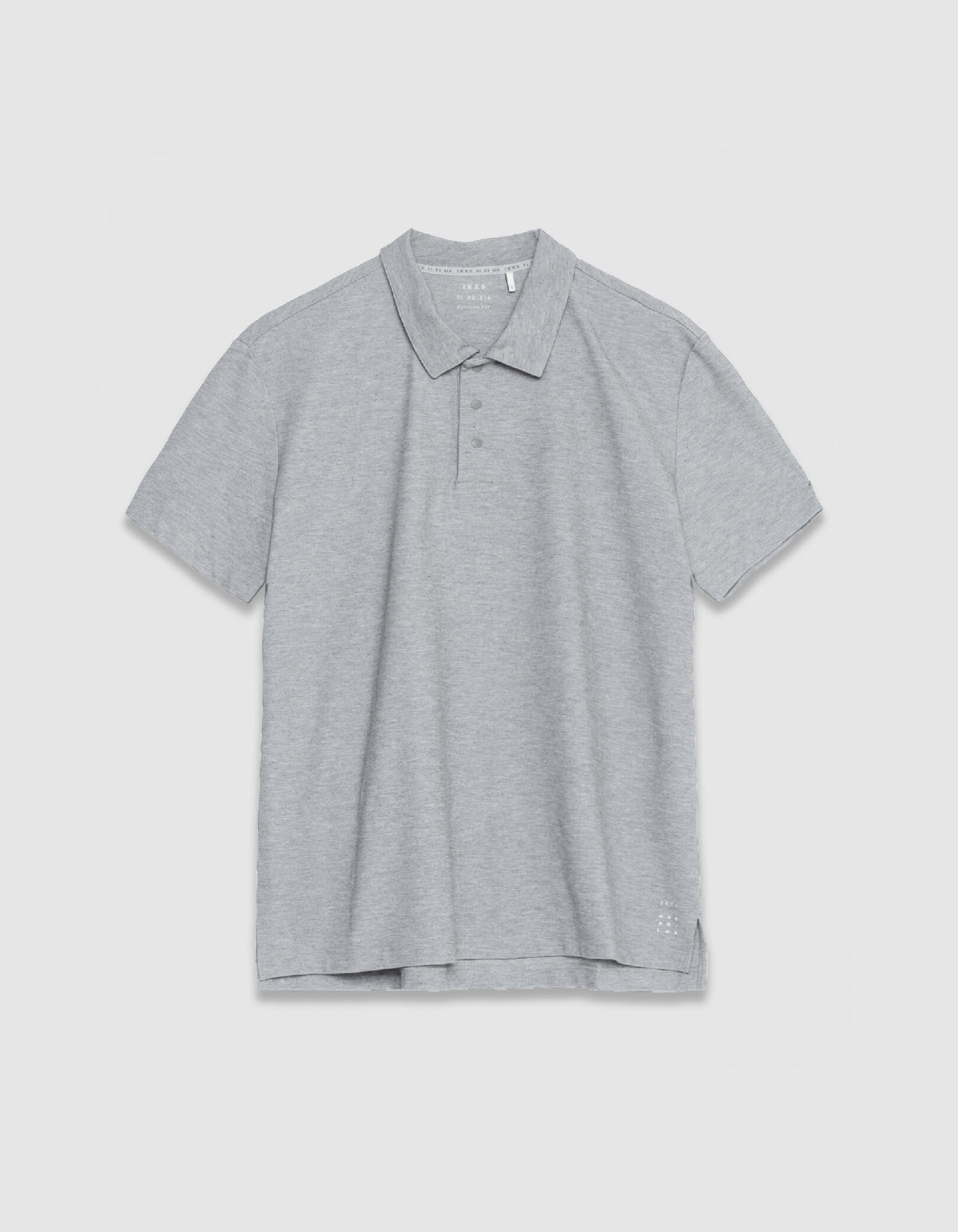 Polo manches courtes gris DRY FAST Homme