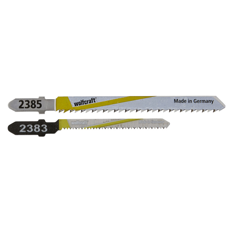 Set de lames de scie sauteuse HCS et BIM 5 pièces WOLFCRAFT